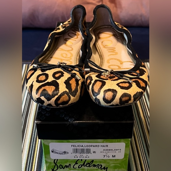 Sam Edelman Felicia Leopard Hair Flats| EUC - Picture 1 of 4